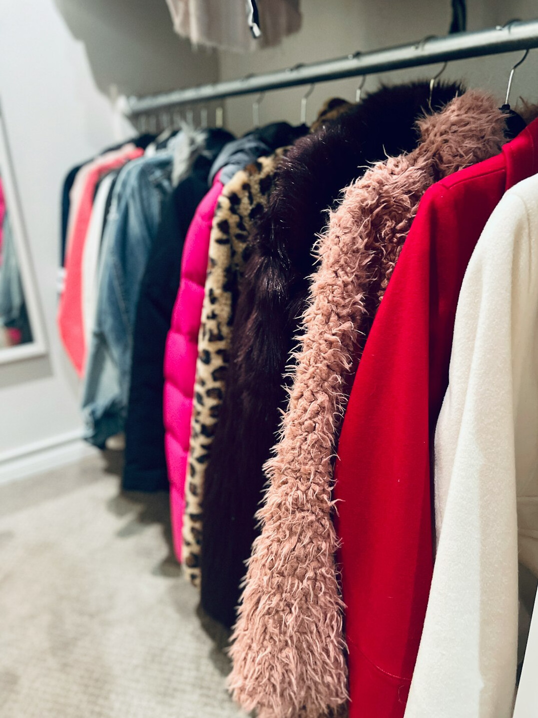 organized closet storage