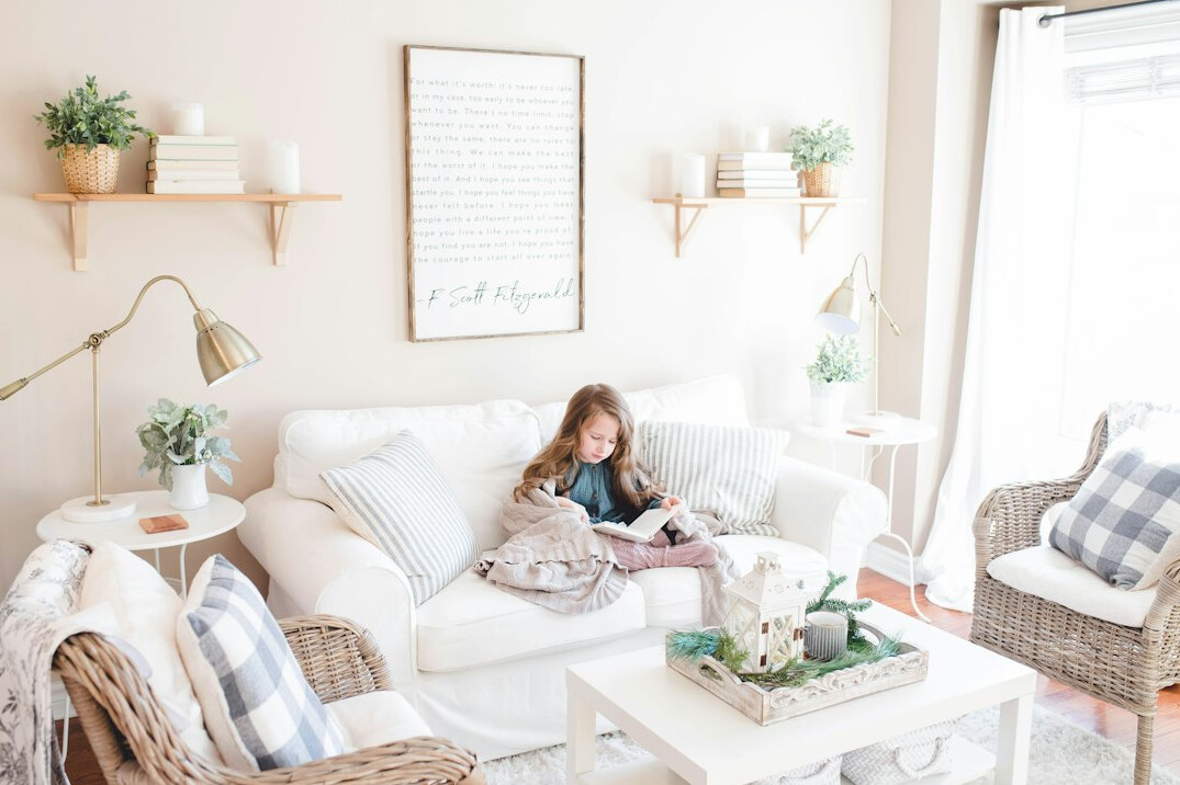 organized living room